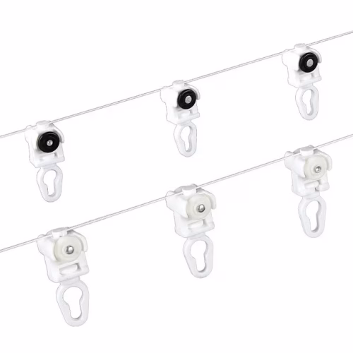 coulisses de rideaux à vagues