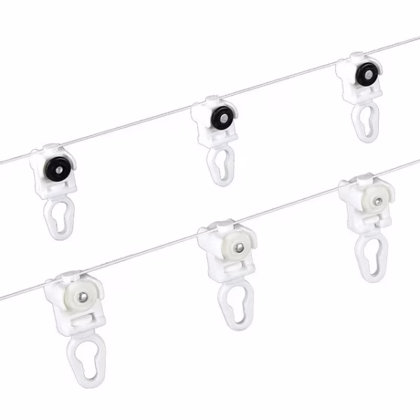 coulisses de rideaux à vagues